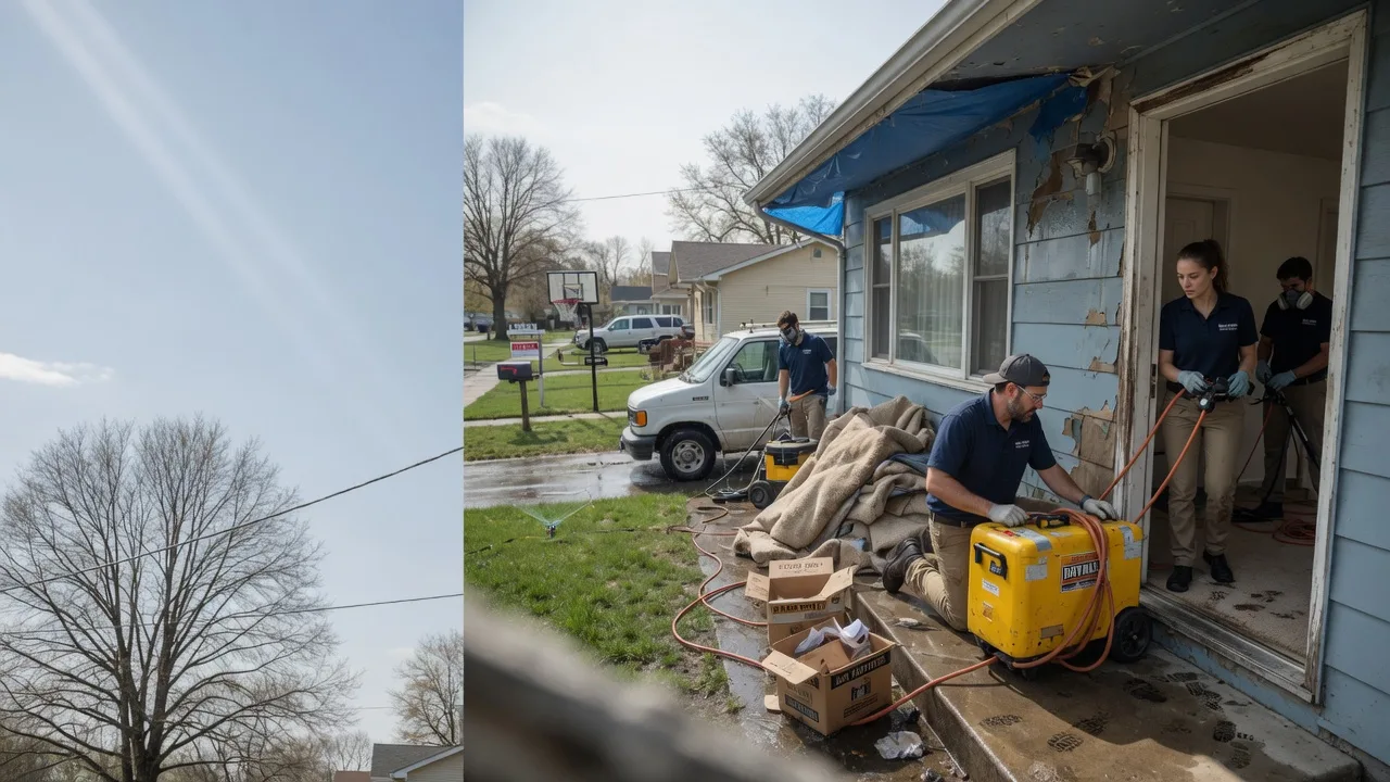 Basement Flood Cleanup in Sharon, MA near me